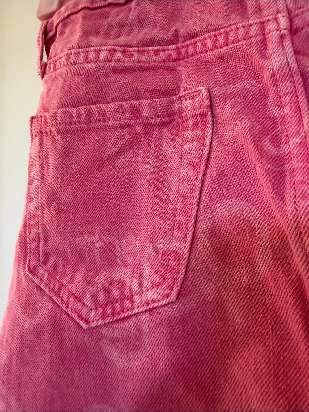 Gap girls Barbie Pink Denim Mini Skirt